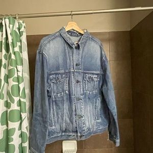 Balenciaga AW 18 Oversized Denim Jacket